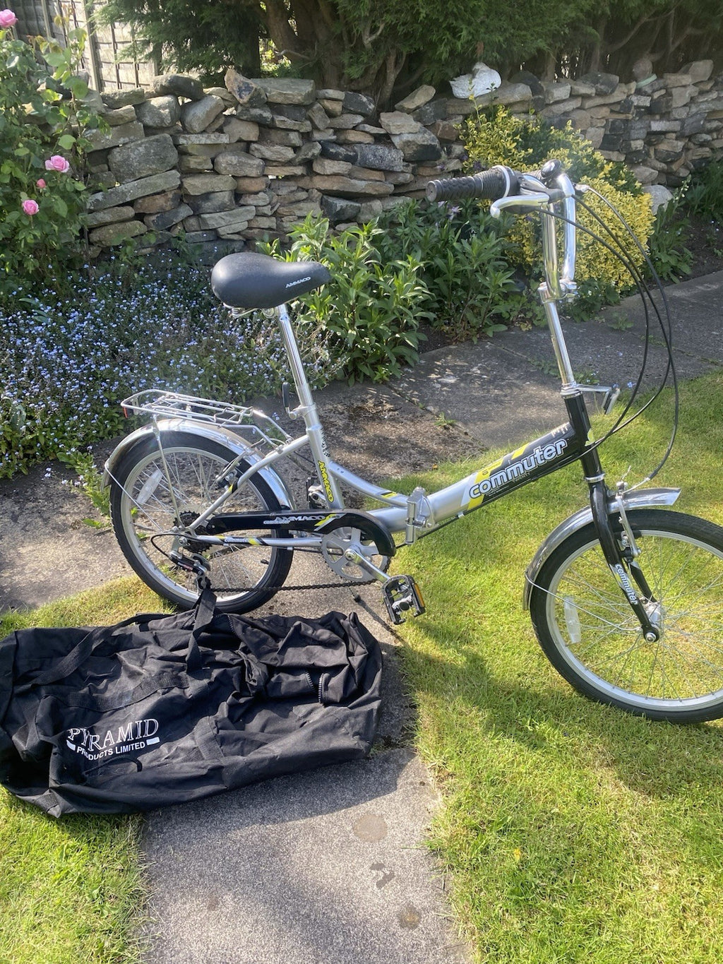 Fold up bikes. One ladies and one gents