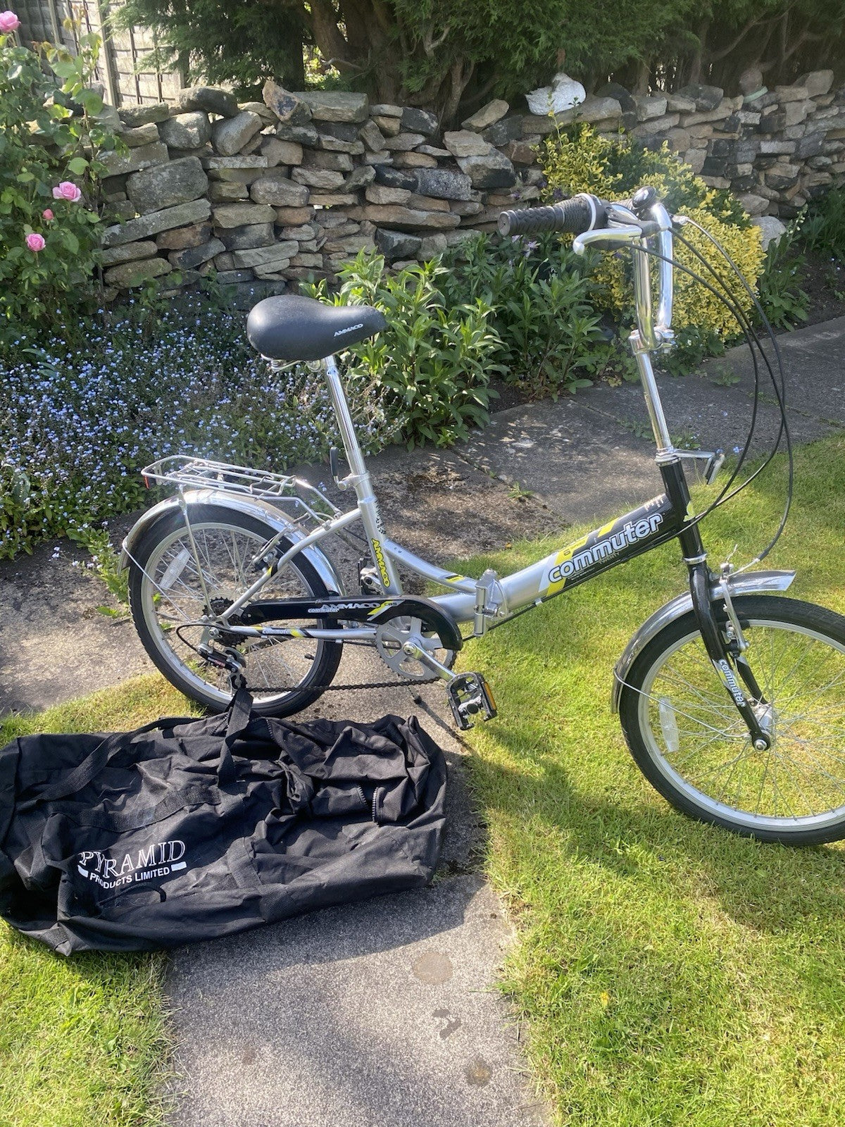 Fold up bikes. One ladies and one gents