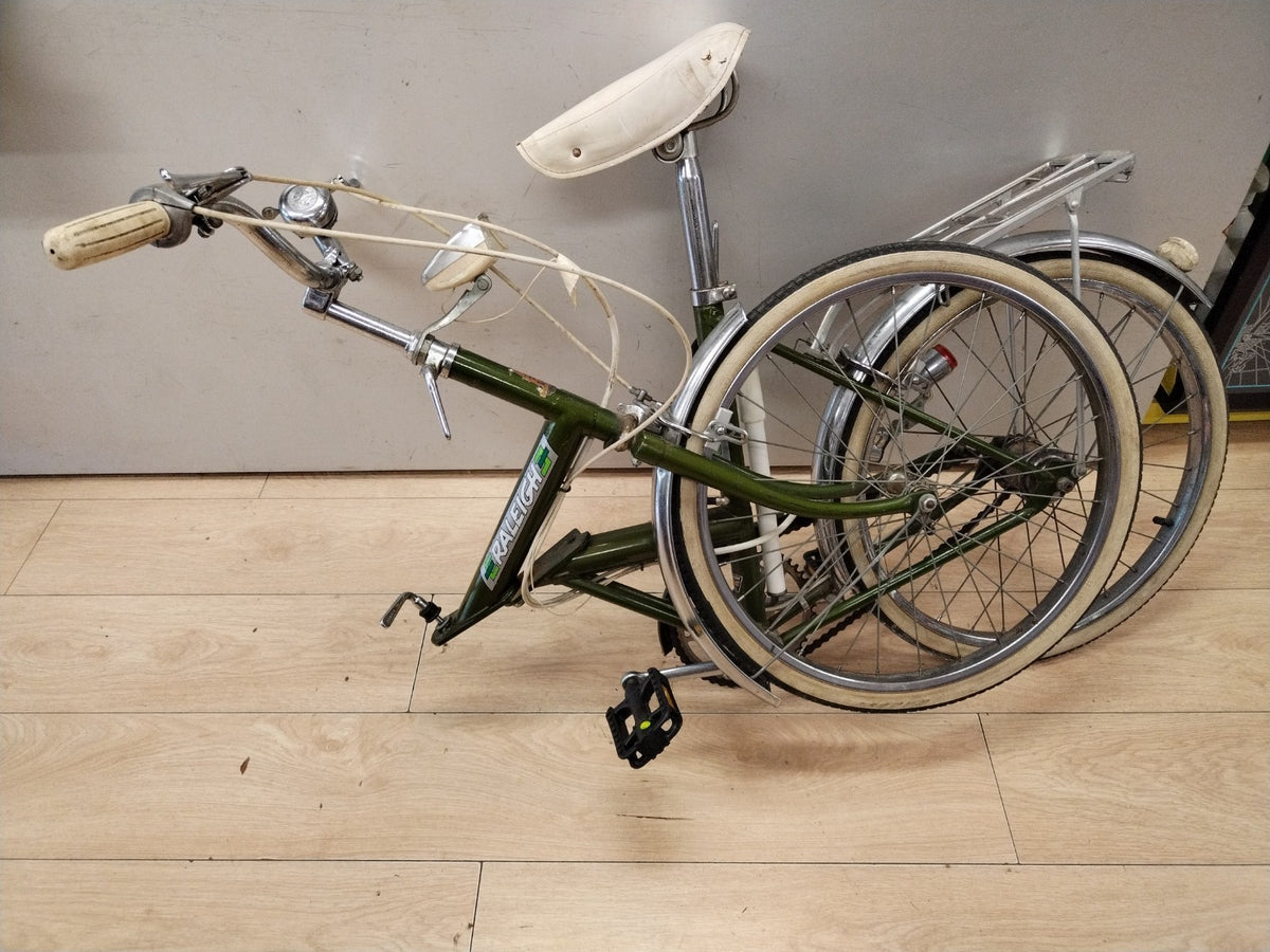 Raleigh Stowaway Twenty  Shopper bike folding bike 1977 good original survivor