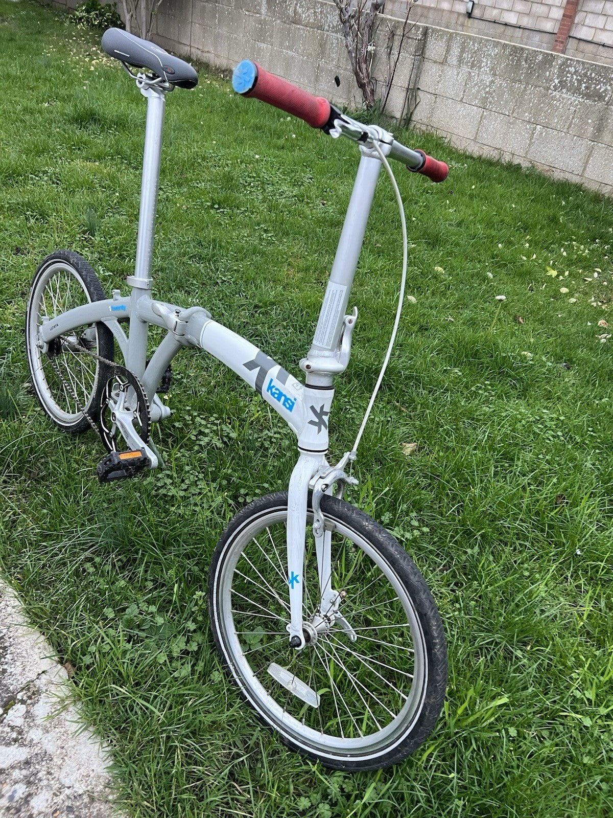Kansi 1Twenty Single Speed Folding Bike 100 miles Only Superb Original Condition
