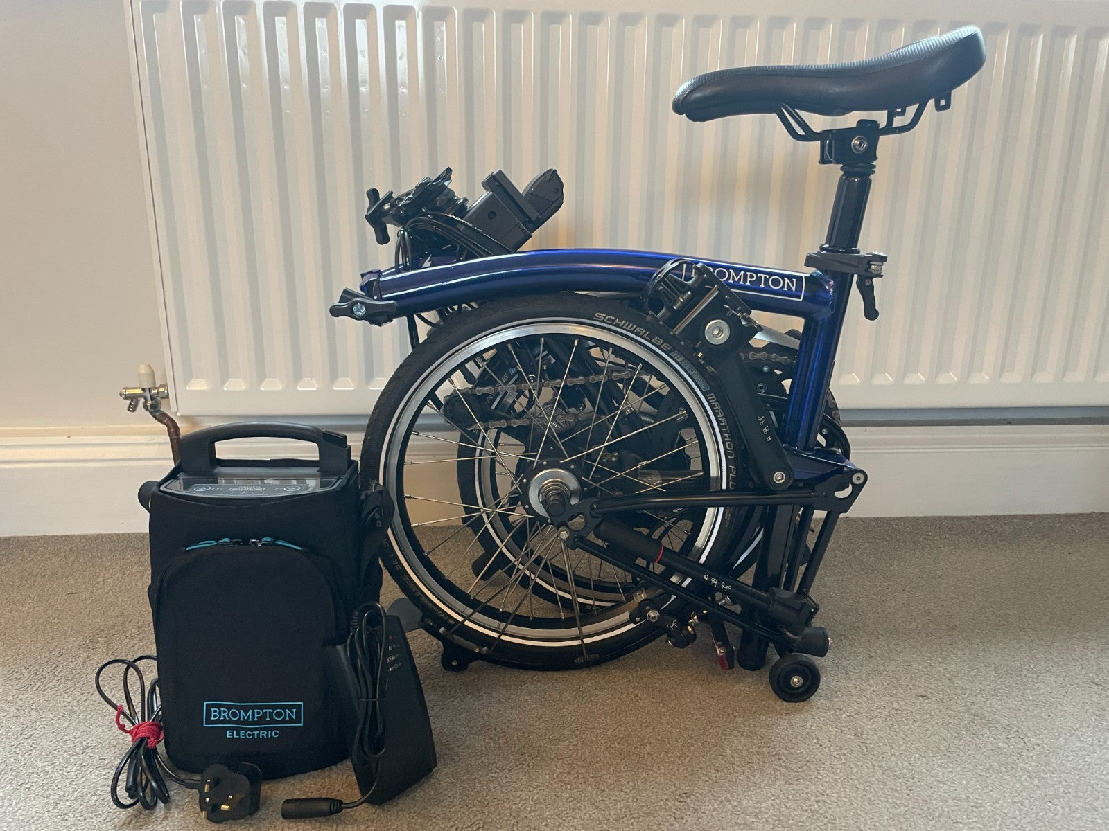 Brompton Electric M6L- 6 Speed - Bolt Blue - 2020