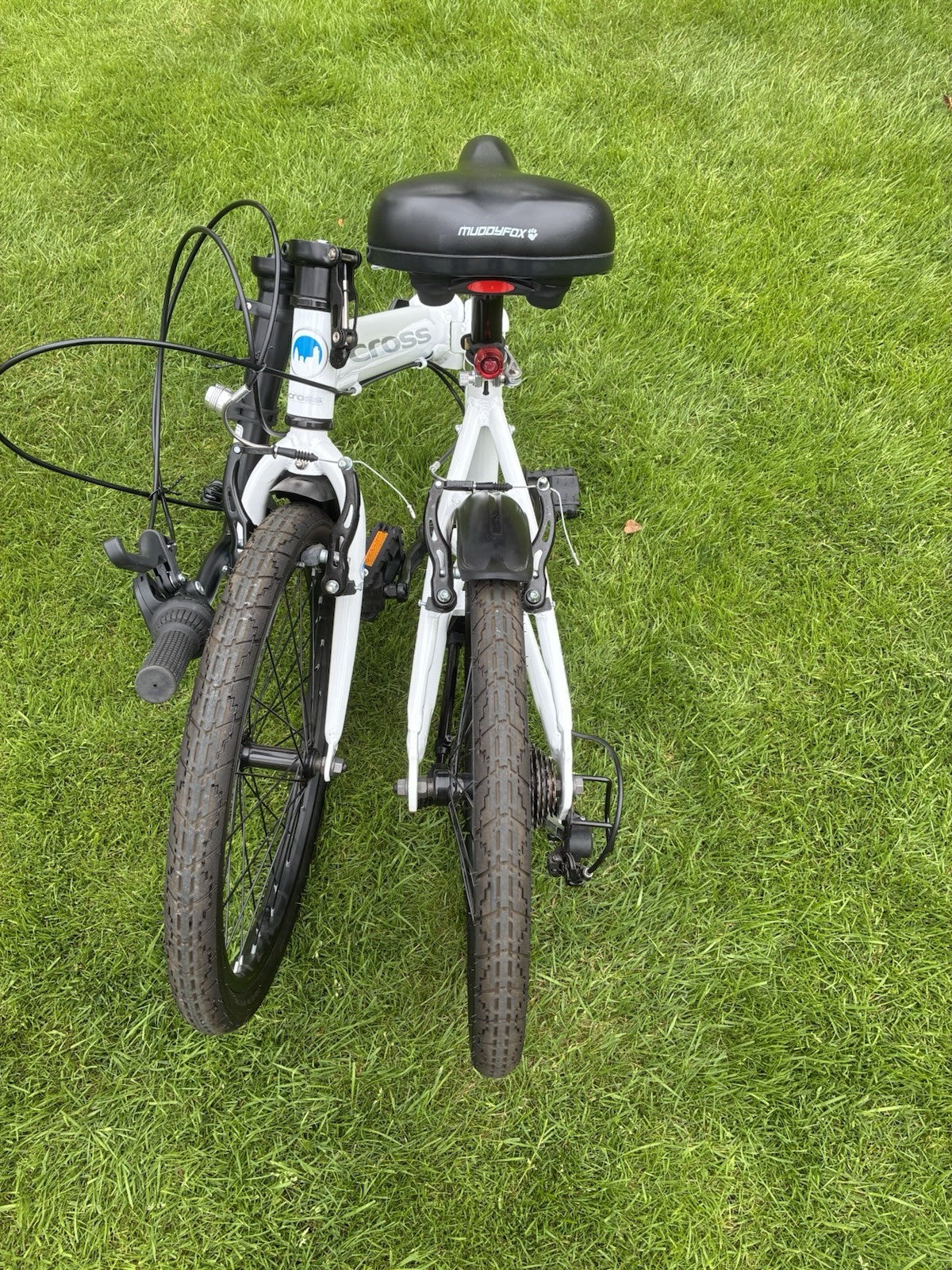 B'TWIN Tilt 500 Folding Bike 20 in Aluminium Red. Also a Cross CRF300.