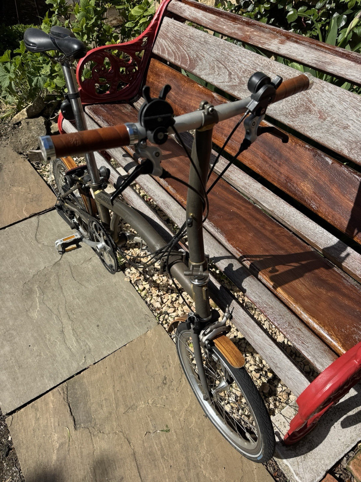 BROMPTON S6 In Raw Lacuer Colour 16” With Titanium Forks/seat Post