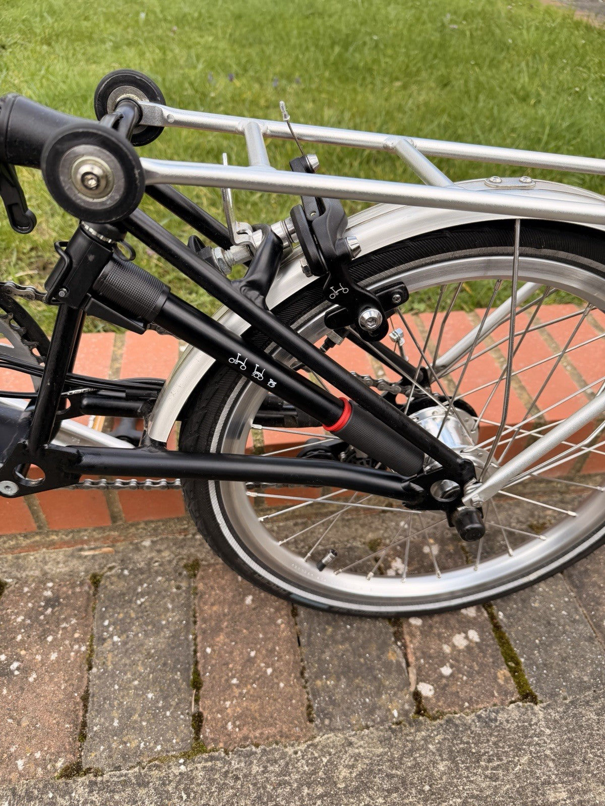 Brompton Folding Bike 6-Speed Black Satin