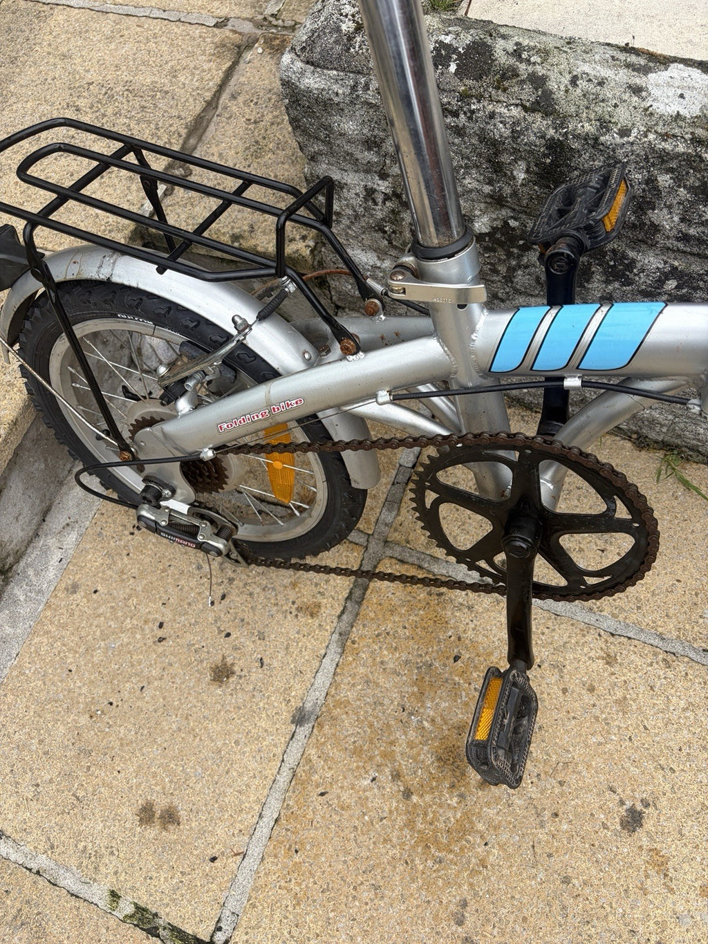 Proteam Folding Bike   6 shimano  gears  16' wheels' bicycle  fold up