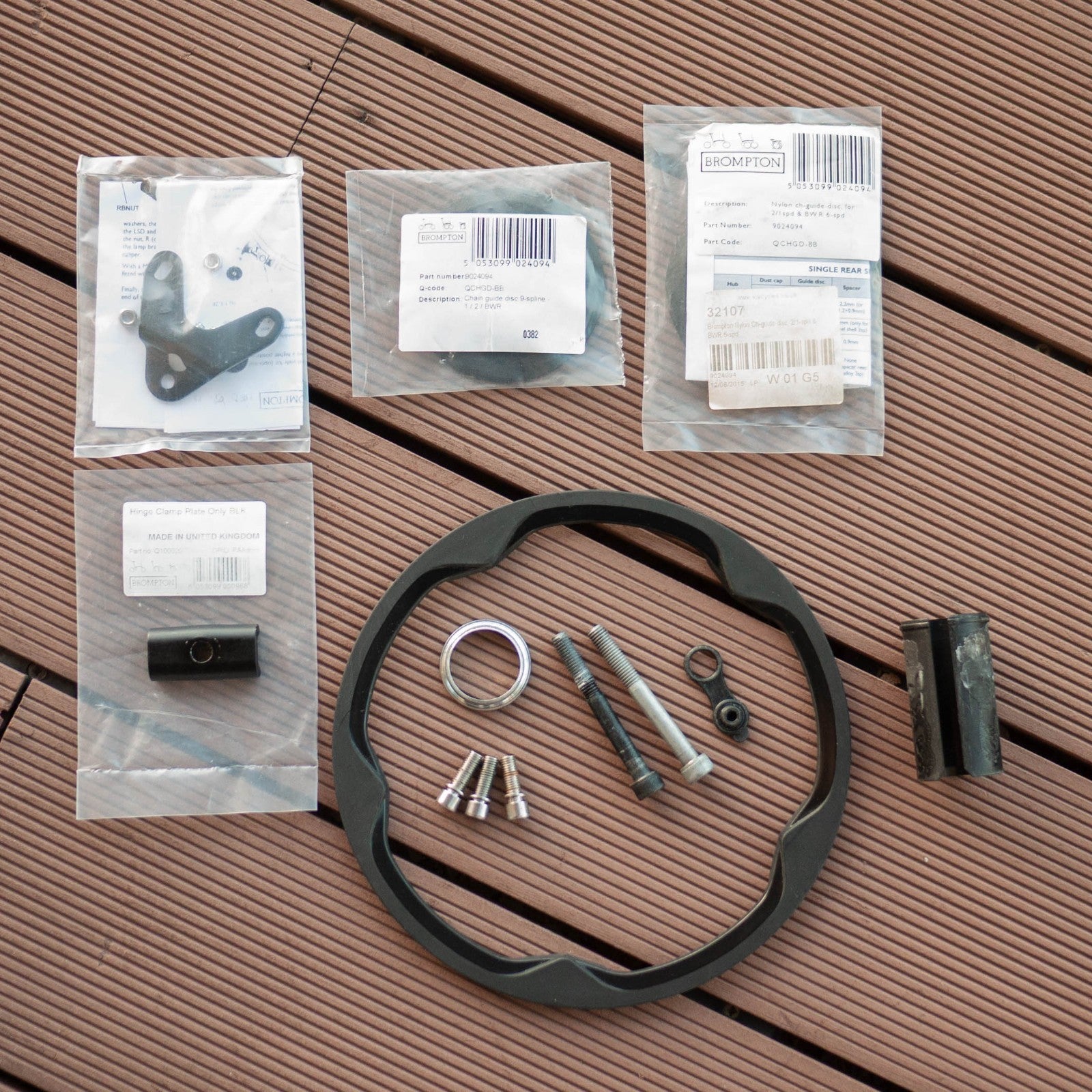 Brompton T line C line A line Stem Bolt Chain Guard Headset Rear Lamp Bracket