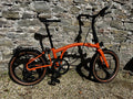 Brompton G Line with roller frame, 8 speed, size small, Adventure Orange