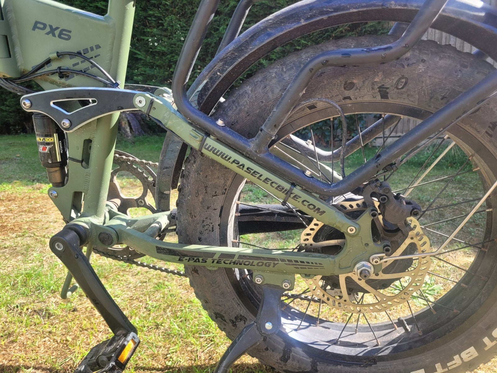 Paselec PX6 Folding Bike - Suspension, Charger, x2 Keys, Spare Motors