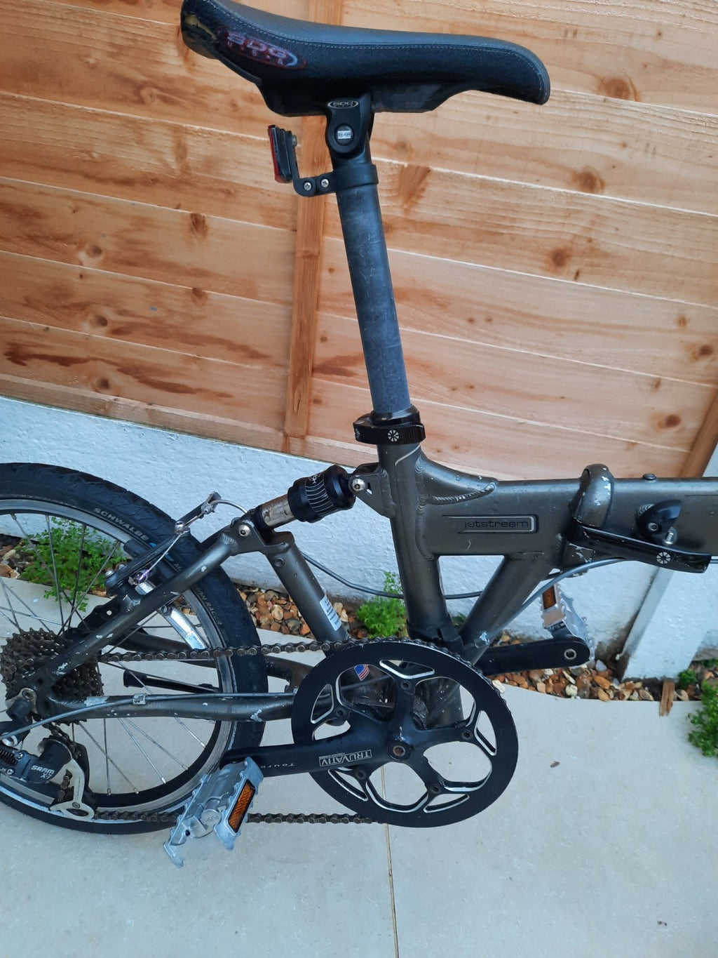 very fast lightweight Dahon Airshock Jetstream Folding Bike 20" Wheels Sram X-7