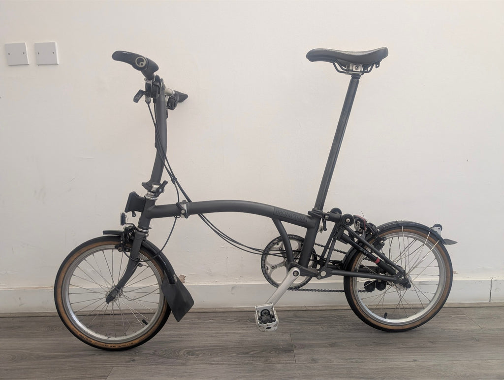 Brompton S6L Graphite Grey - usable but needs work (rare colour + finish)