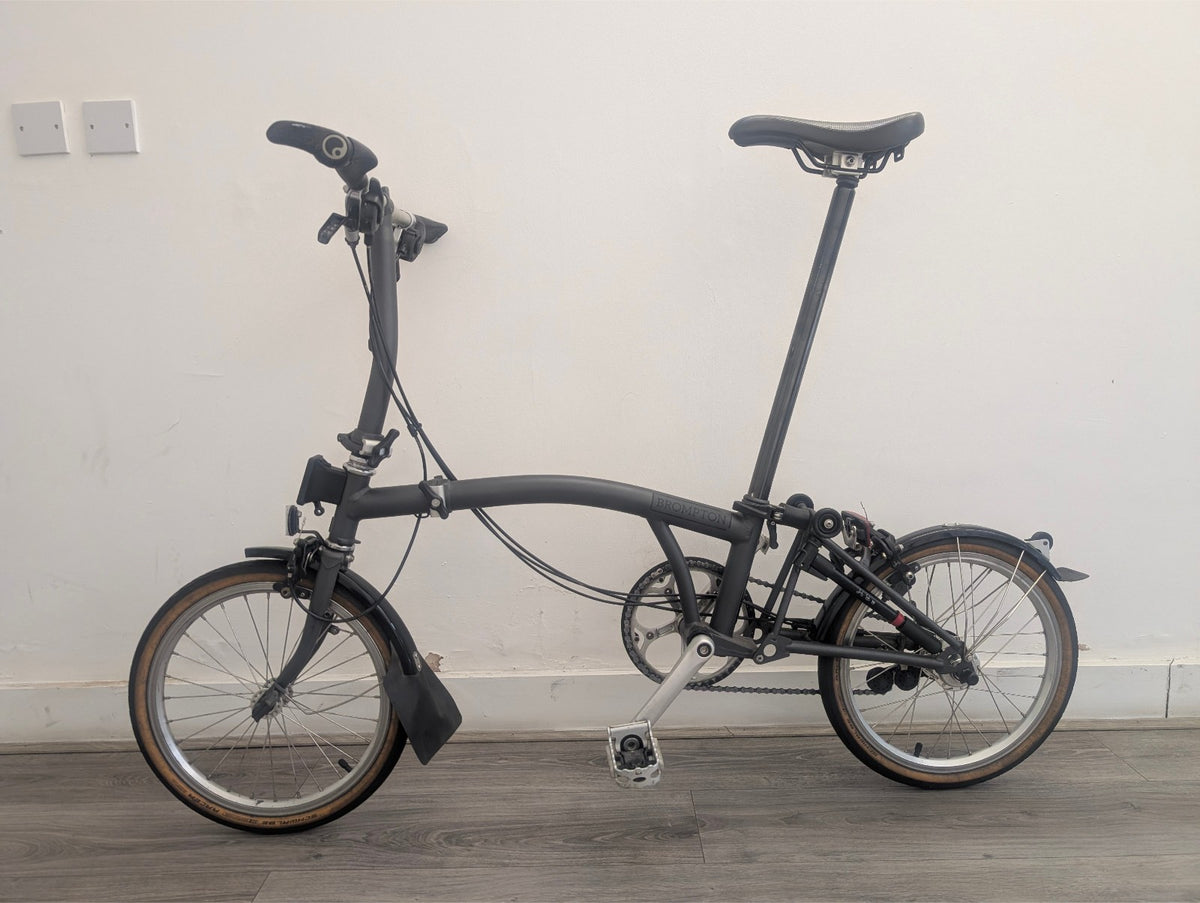 Brompton S6L Graphite Grey - usable but needs work (rare colour + finish)