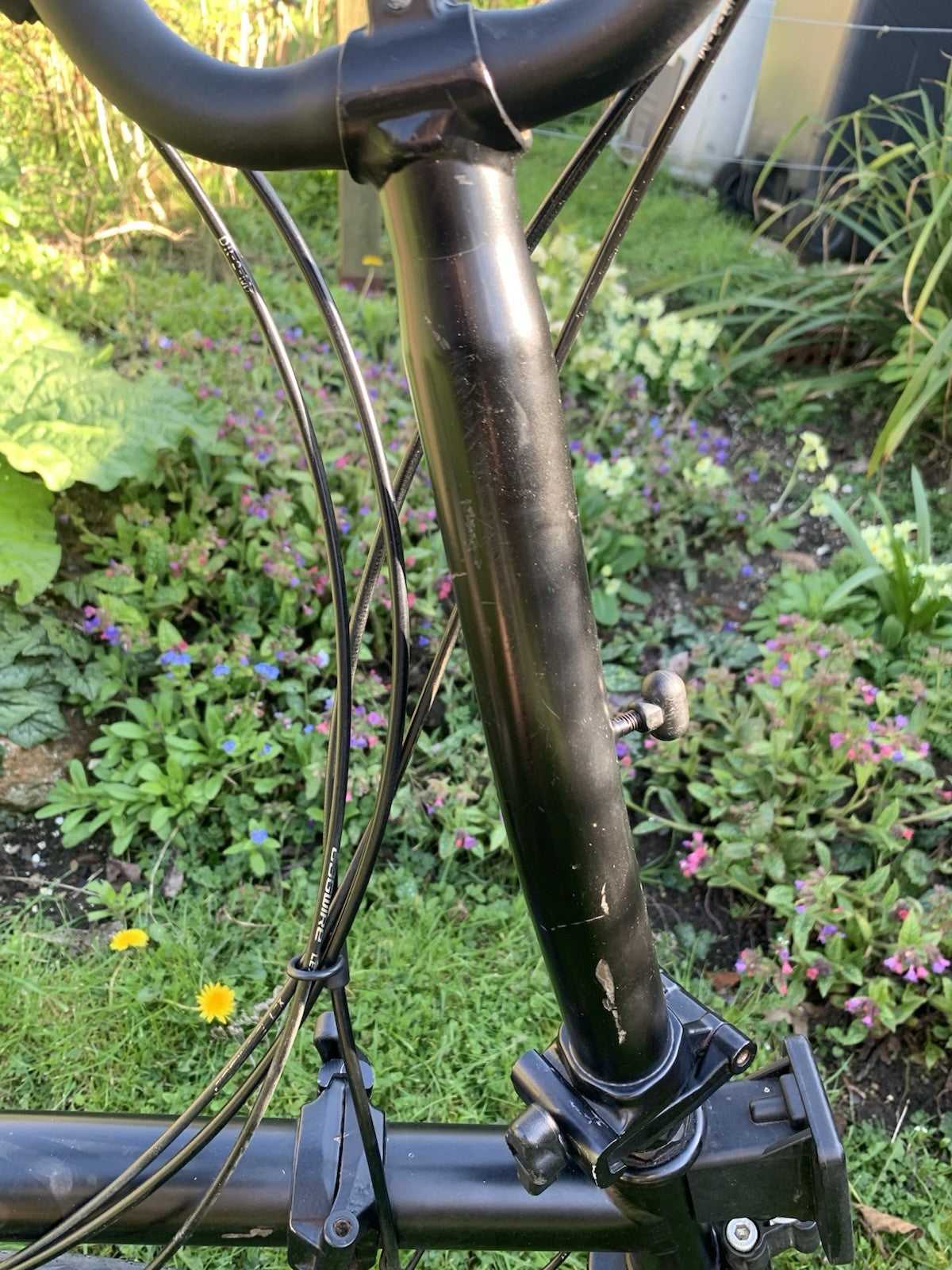 Brompton M6L, C-line, Folding 6 Speed, Bike Matt Black (2017), + Accessories