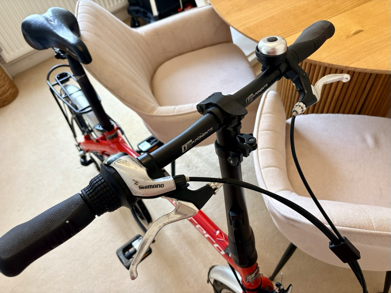 Carrera Intercity Folding Bike 20” Aluminium 7 Speed Rack Mudguards Excellent