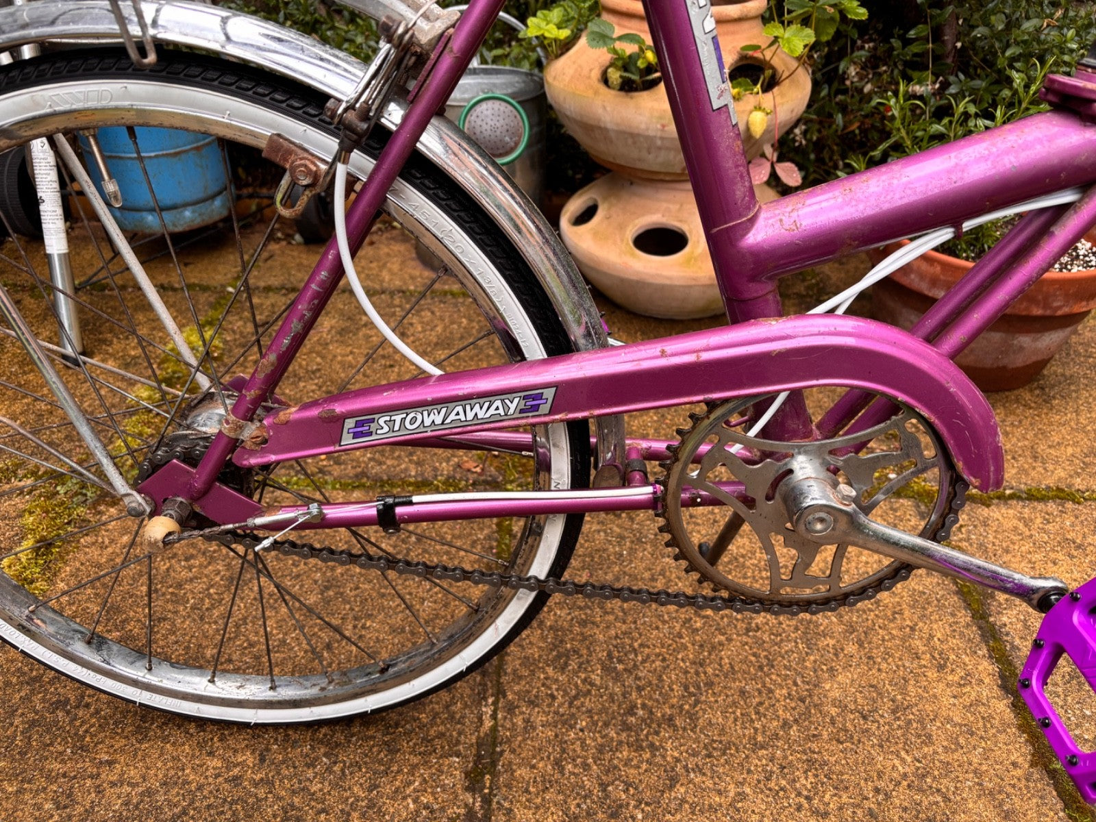 Vintage Classic Raleigh Stowaway Folding Bike –  Ready to Ride