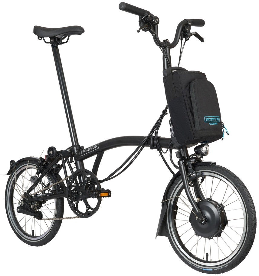 Brompton Electrc C Line Explore 6 Speed Folding Bike, Black Edition, Mid NEW