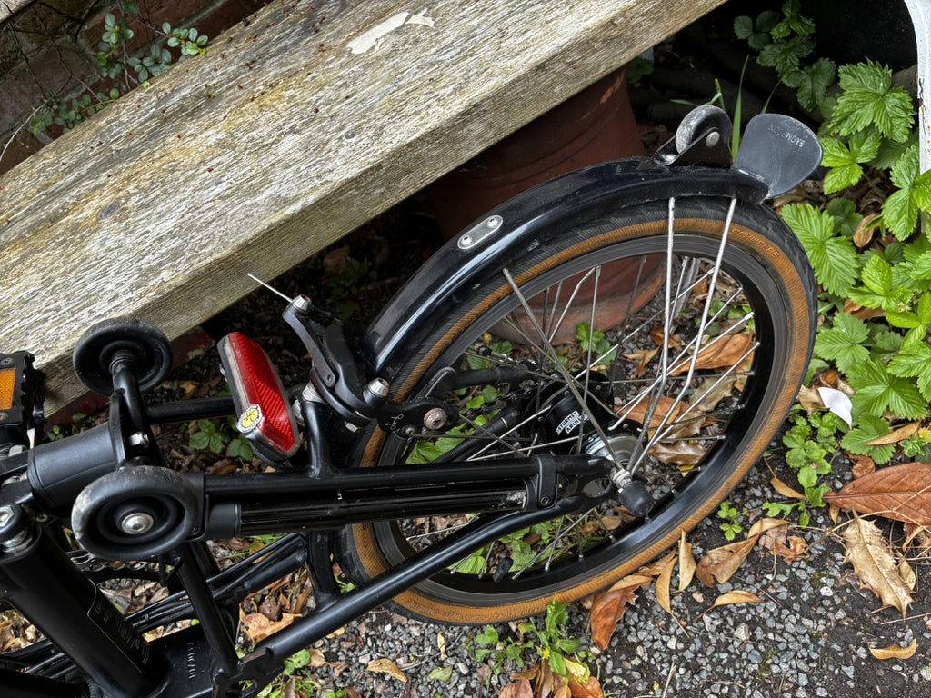 Brompton E Folding Bike - C Line 6 speed (Black) plus extras
