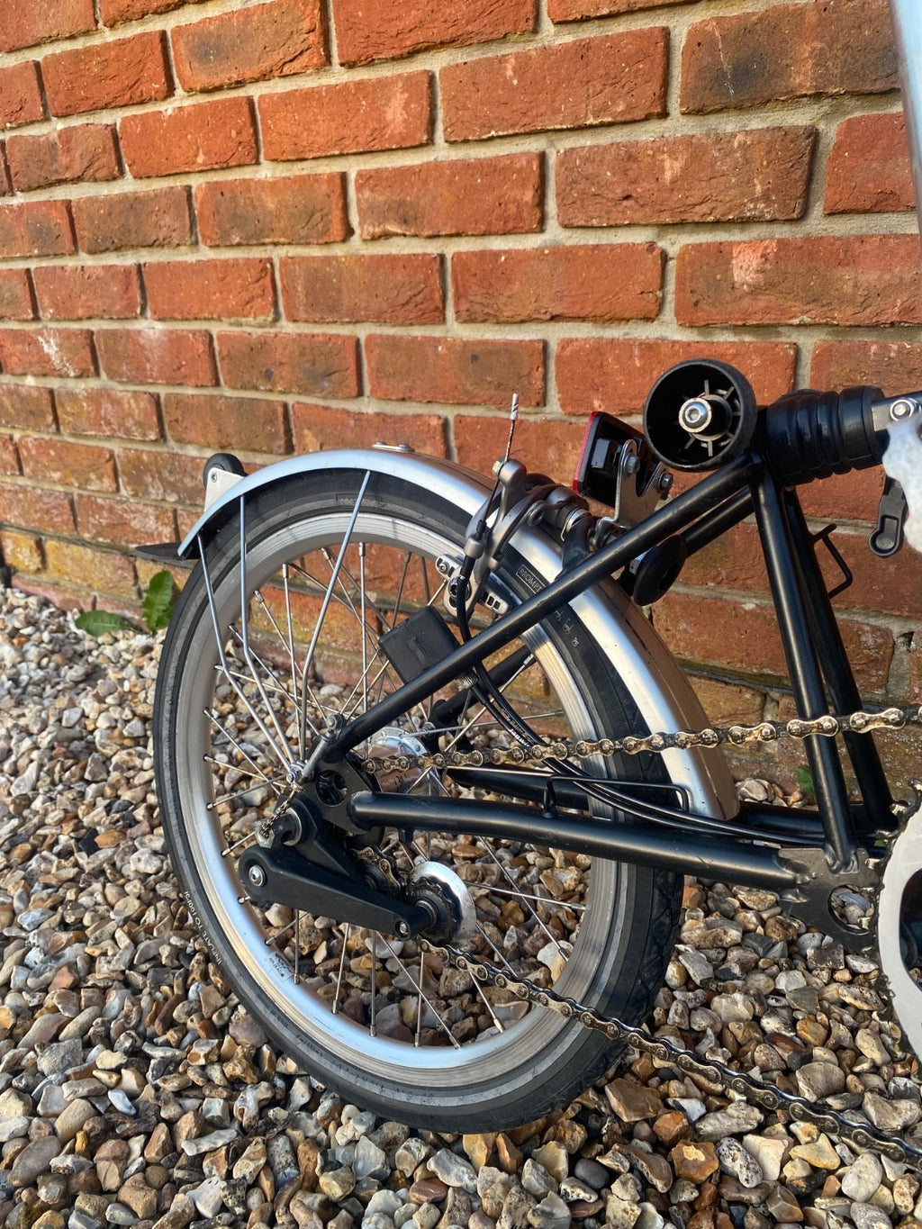 Brompton A Line 3-Speed Folding Bike with bag