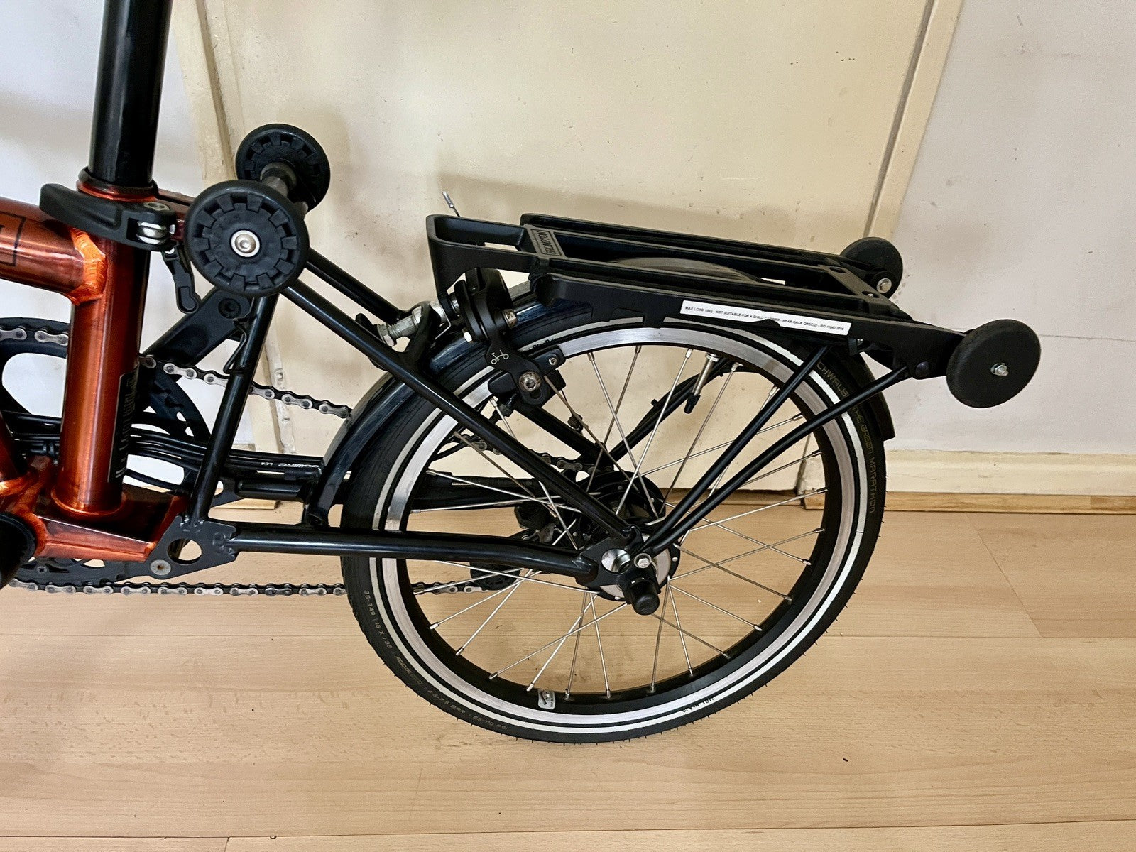 Brompton C Line 6 Speed, Flame Lacquer, One size