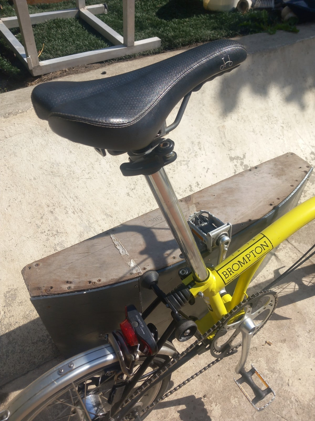Brompton C Line 3 speed folding bicycle.