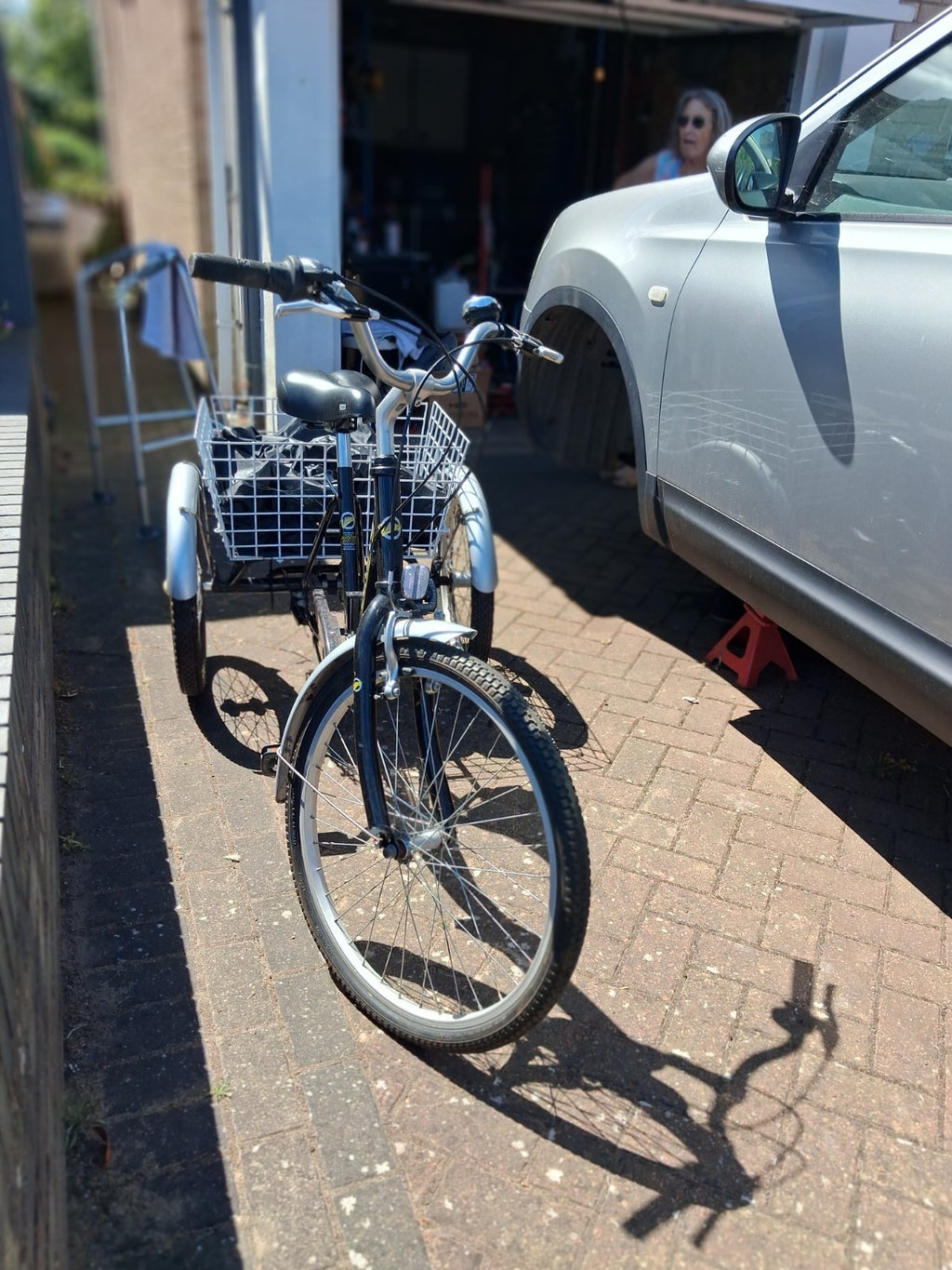 Viking Adult Trike Tricycle Bike Folding 6 Speed Shimano 20" Wheels Basket