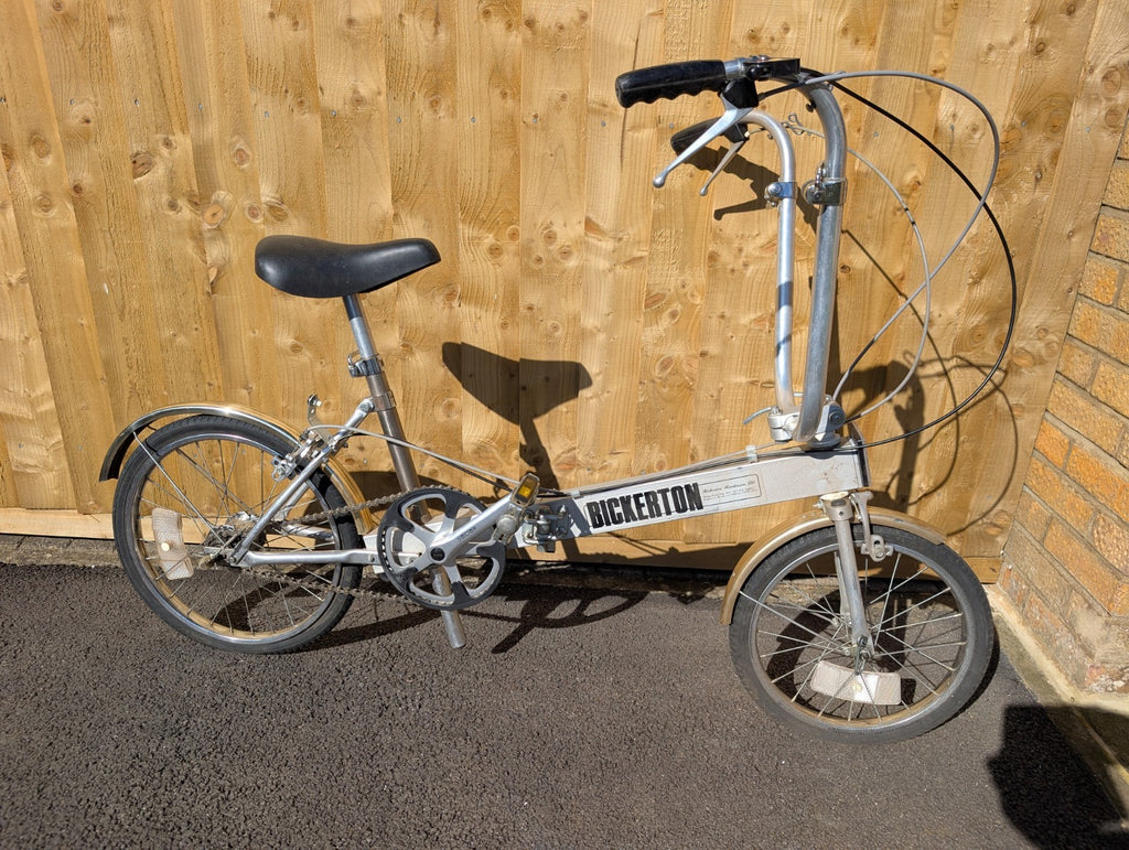 Vintage Bickerton Classic Folding Bike With Original Carrying Bag- Collectible