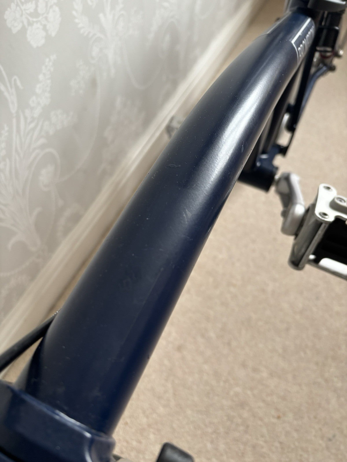 2019 Brompton M3L folding bicycle C Line Equivalent in Tempest Blue - Used