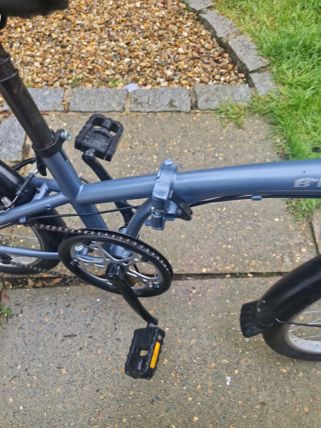 BTWIN Tilt 120 Grey Folding Bike
