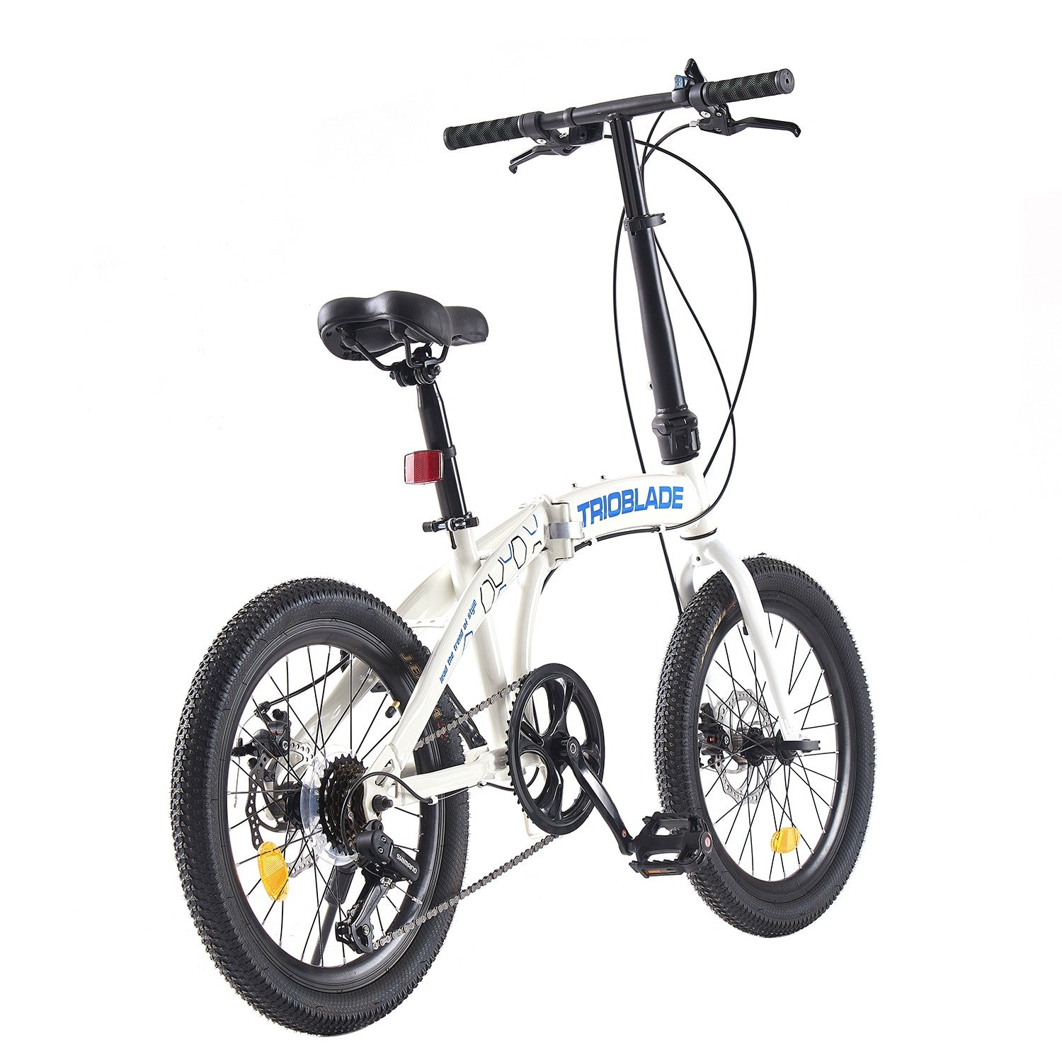 Folding Bicycle 20 Inch Bikes for Adults 7-Speed Variable Foldable City Bicycle