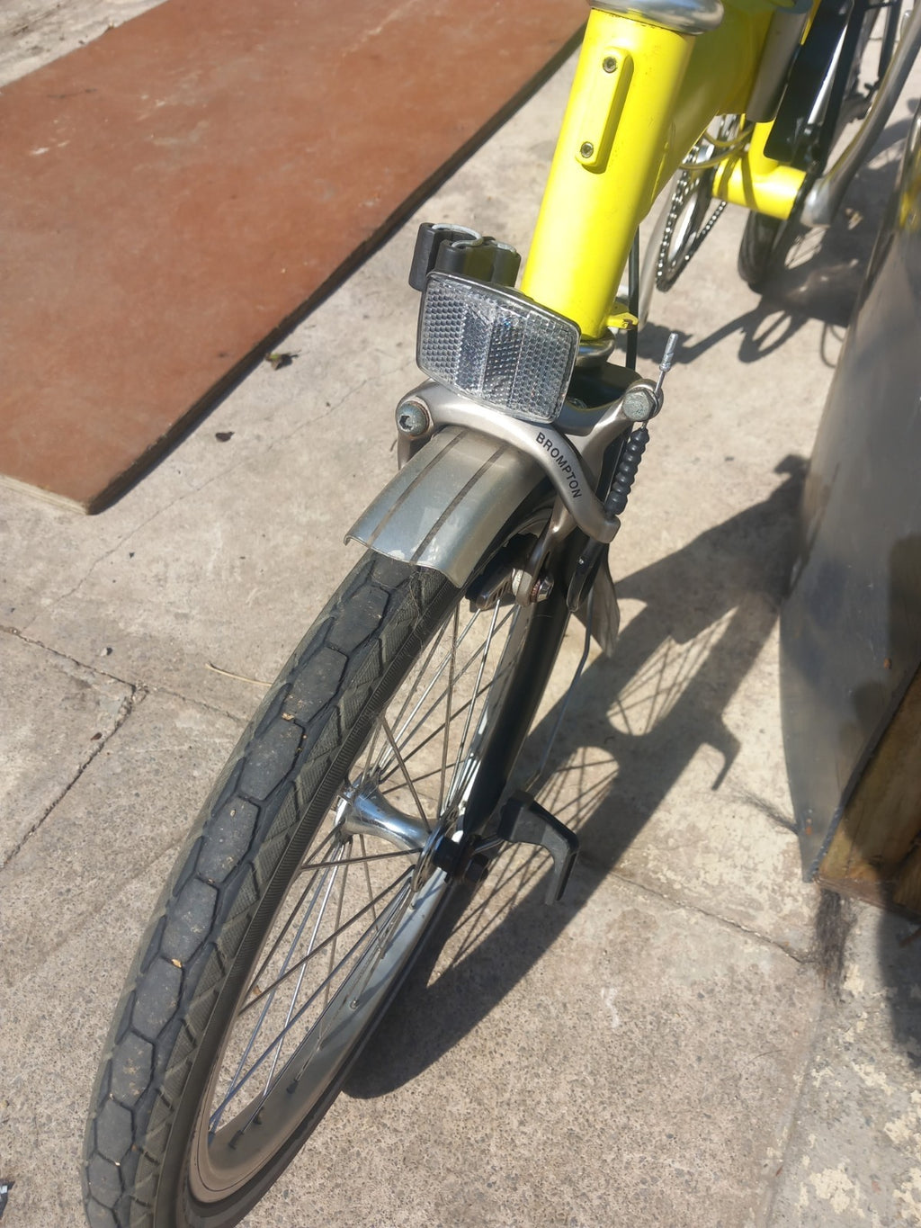 Brompton C Line 3 speed folding bicycle.