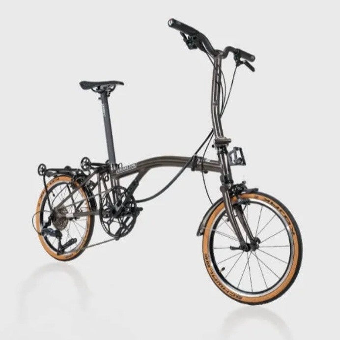 16inch Tri-folding Aluminum Alloy Frame Bike 9speed S bar M bar Light Weight 9KG