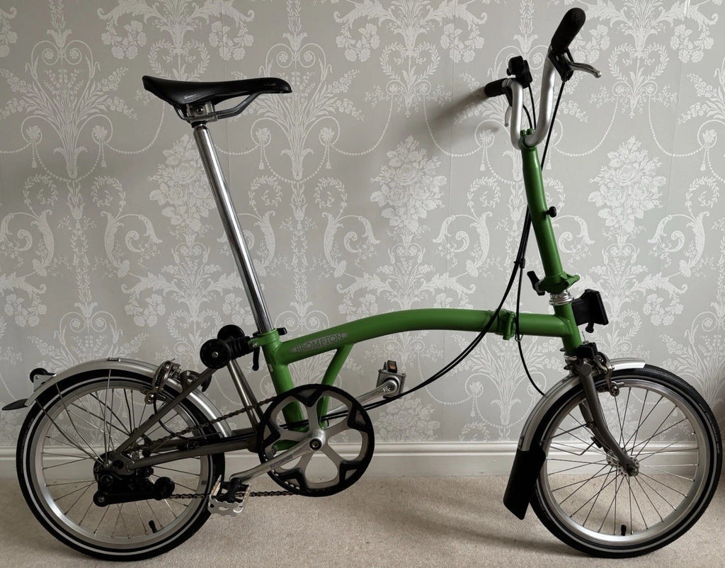 Brompton M2L-X Superlight Titanium Ti / P Line Folding Bicycle - Hardly Used