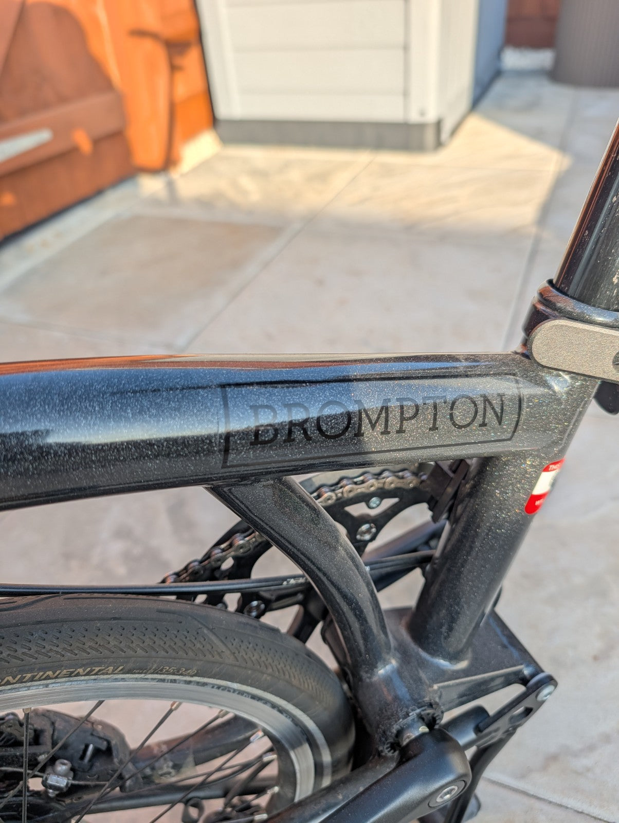 Brompton P-Line 4-Speed - Midnight Black Metallic (Rare Colour) - Late 2022