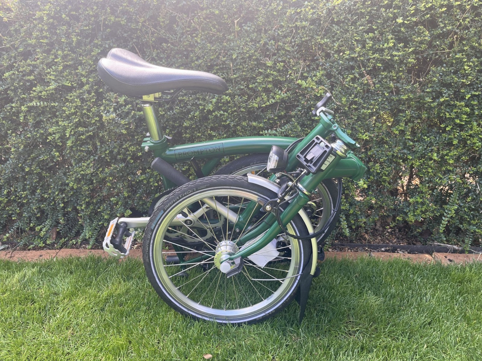 Brompton C Line 3 Speed - Dynamo Lights - Just Serviced - Clapham Cycles
