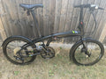 TERN VERGE P10 LIGHTWEIGHT FOLDING BIKE 10 SPEED + EXTRAS - SATIN BLACK - EX CON
