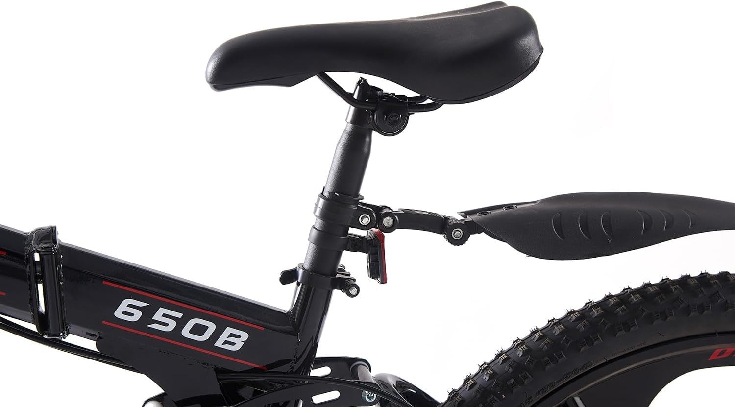 Folding 21-Speed MTB Bike 27.5" Dual Suspension Mens Womens Off Road