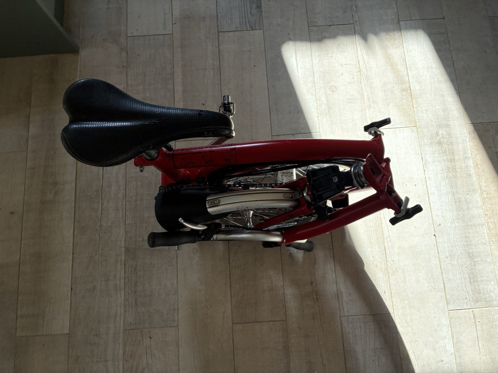 Brompton M3L red in good condition and smooth ride