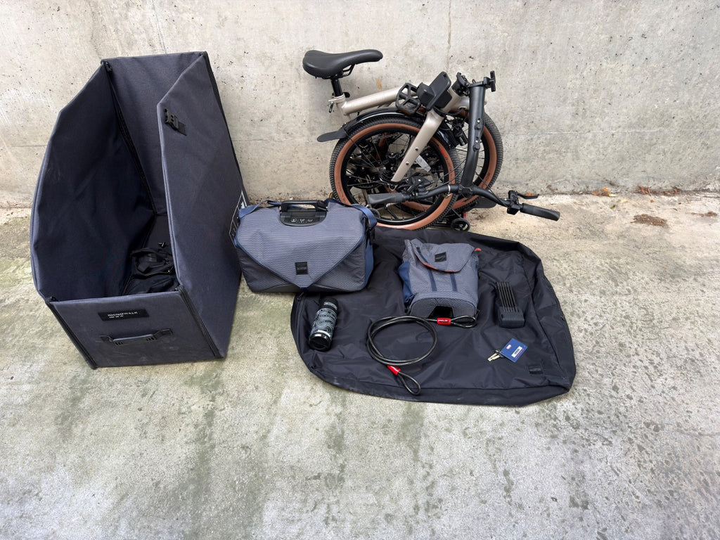 Brompton G Line with Superoll & Handlebar control E-Motiq System 4 speed & extra