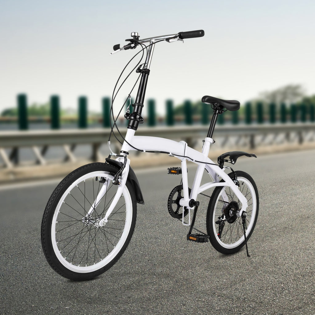 20" Folding Bike Adults Bicycle Lightweight Alloy Bicycle Folding City Bike UK