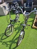 Pair of folding bikes Aktiv A6 by Raleigh - Never used.