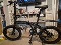 20 inch wheel folding bike shimano gears, disc brakes