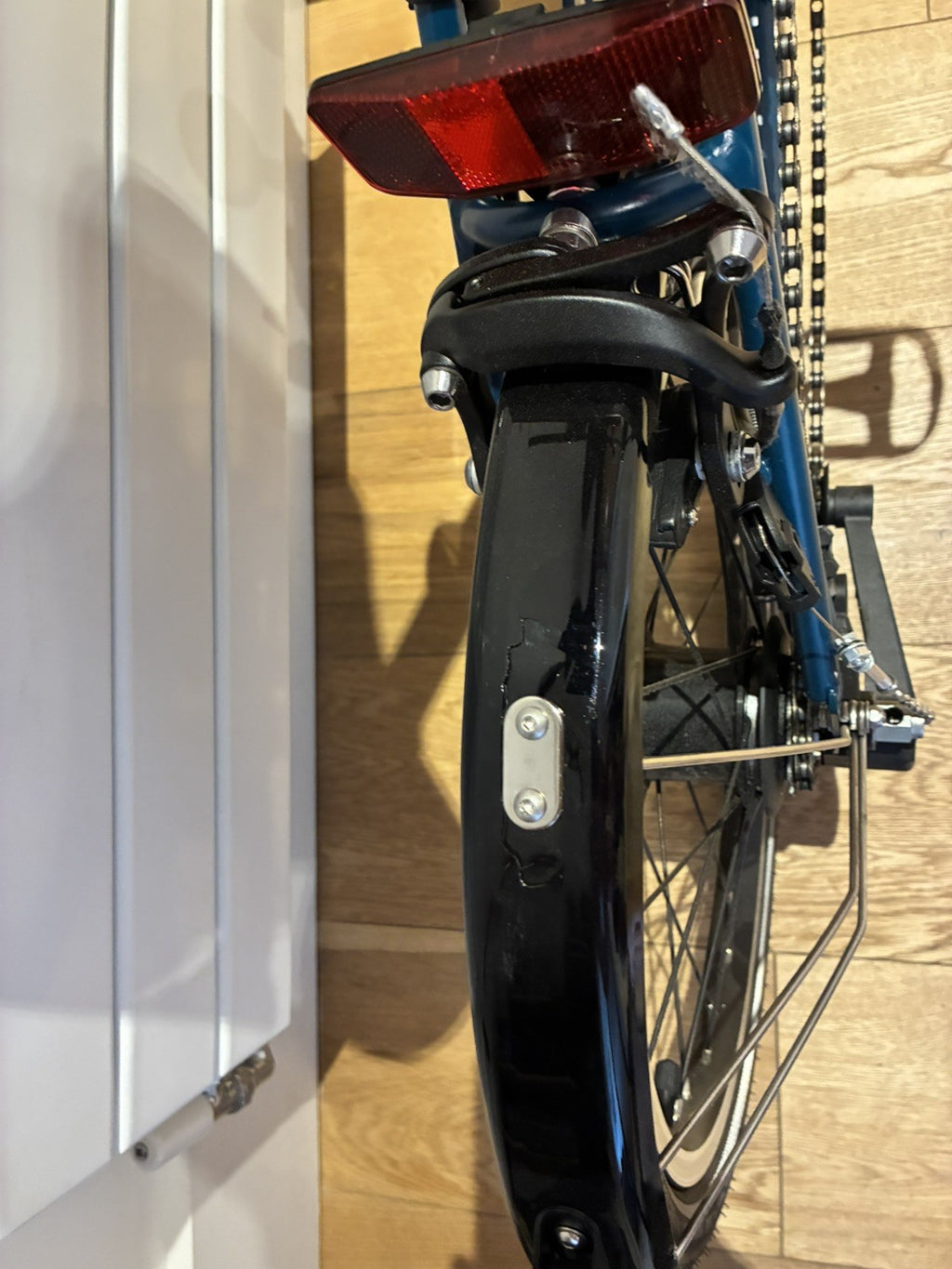 Brompton C Line Explore 6 Speed Low Bar 2024 Folding Bike - Ocean Blue