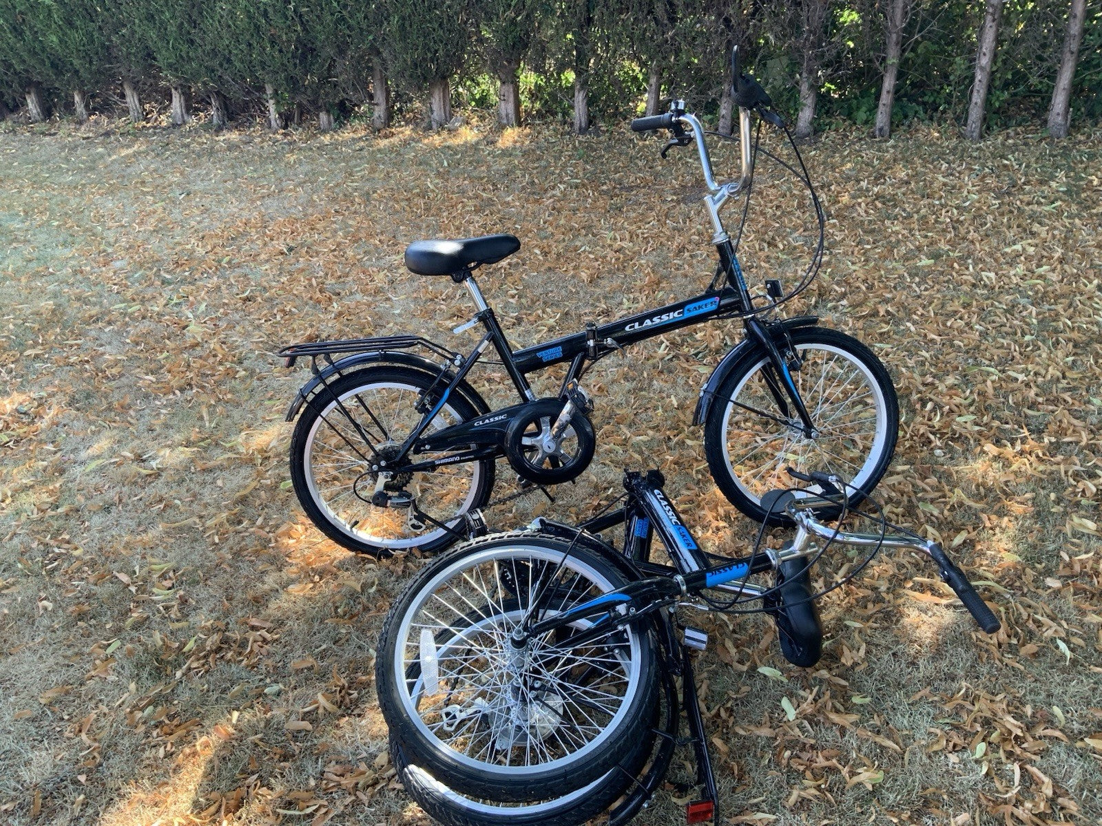 2 Classic Shaker Folding Bikes 20" Wheels