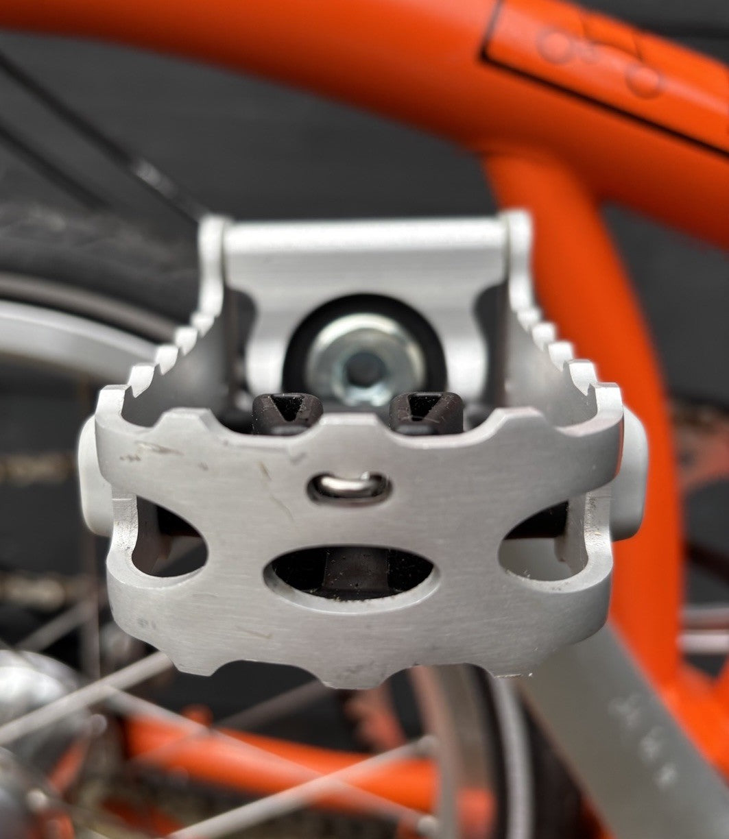 Brompton S3L folding bicycle C Line Equivalent in Orange - Test Ridden Only