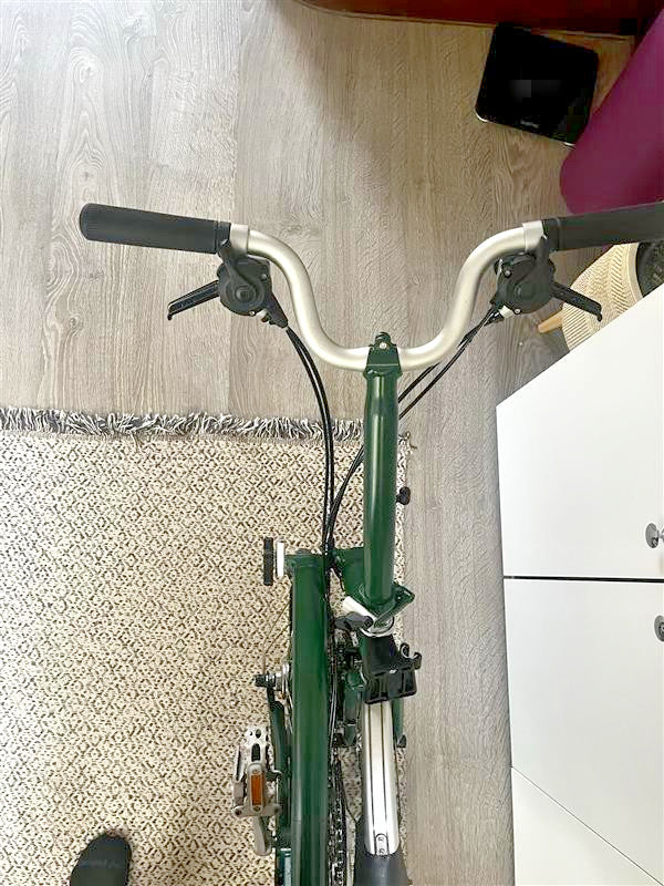Brompton M6L 6-Speed Folding Bike - Racing Green - Excellent Condition - Brooks