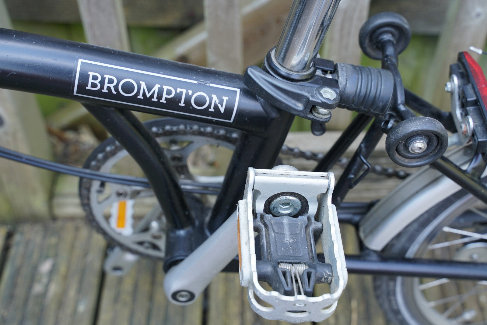 Brompton M3L Folding Bike 3-Speed Black 2016
