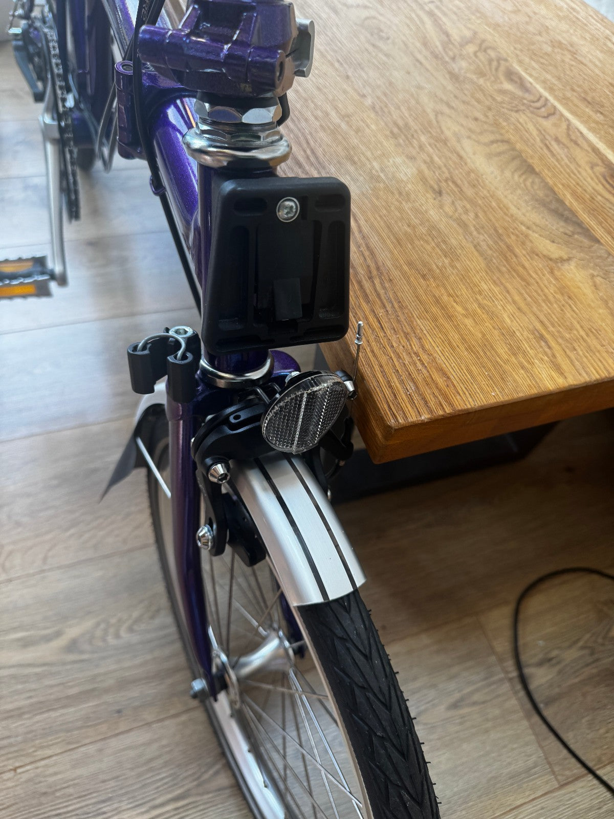 Brompton M6L Folding Bicycle - PURPLE METALLIC - 6 Speed - MINT