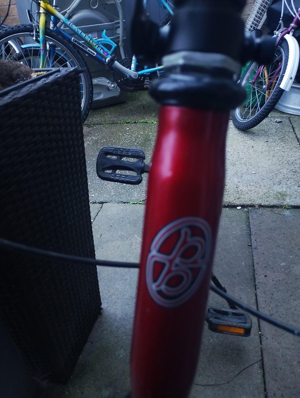 Brilliant Bikes Fold-it Folding Bike 20in 16in Frame 3-Speed Hub Gears Red
