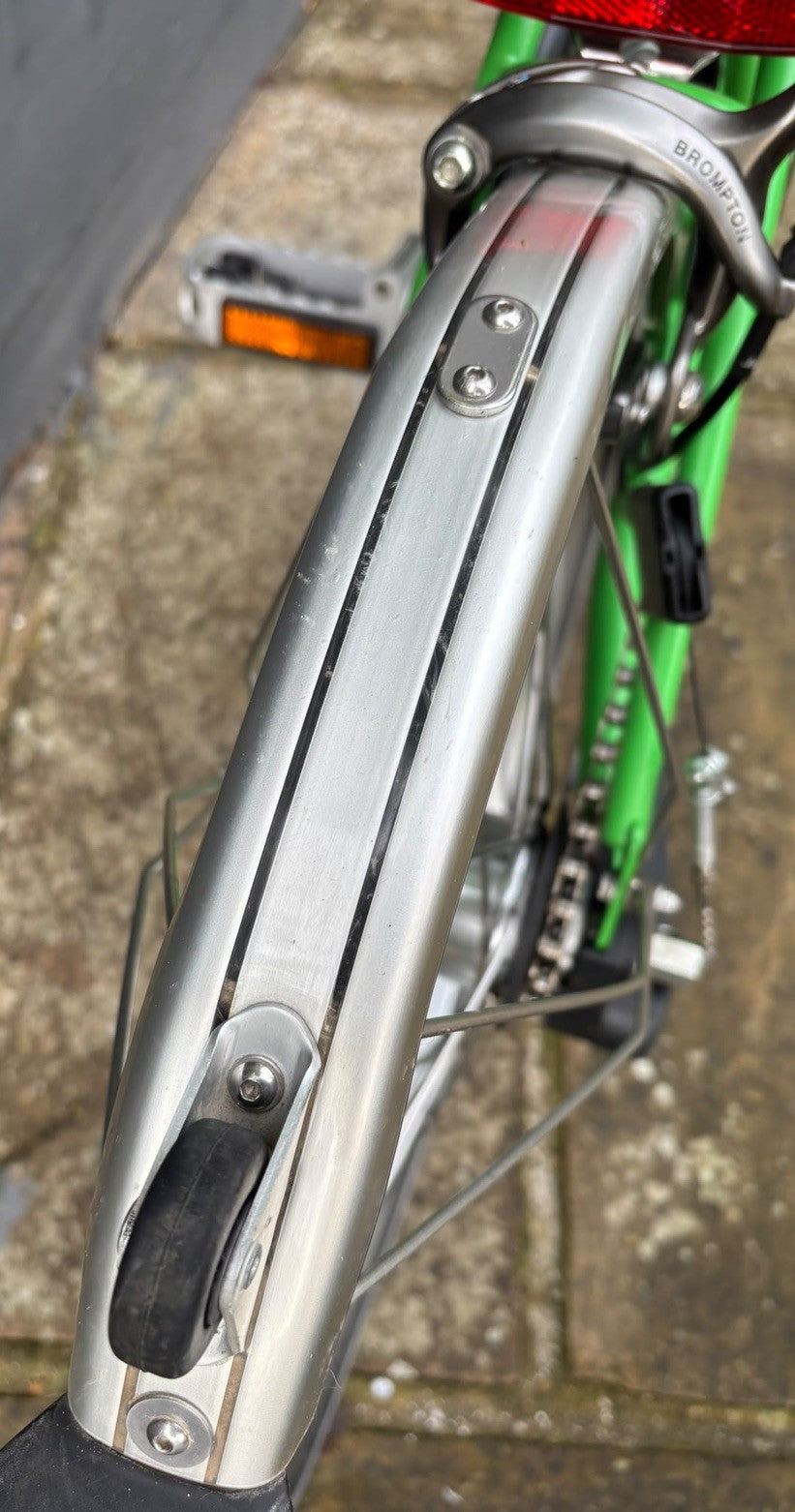 Brompton M3L C Line equivalent Folding Bicycle in Apple Green - Hardly Used
