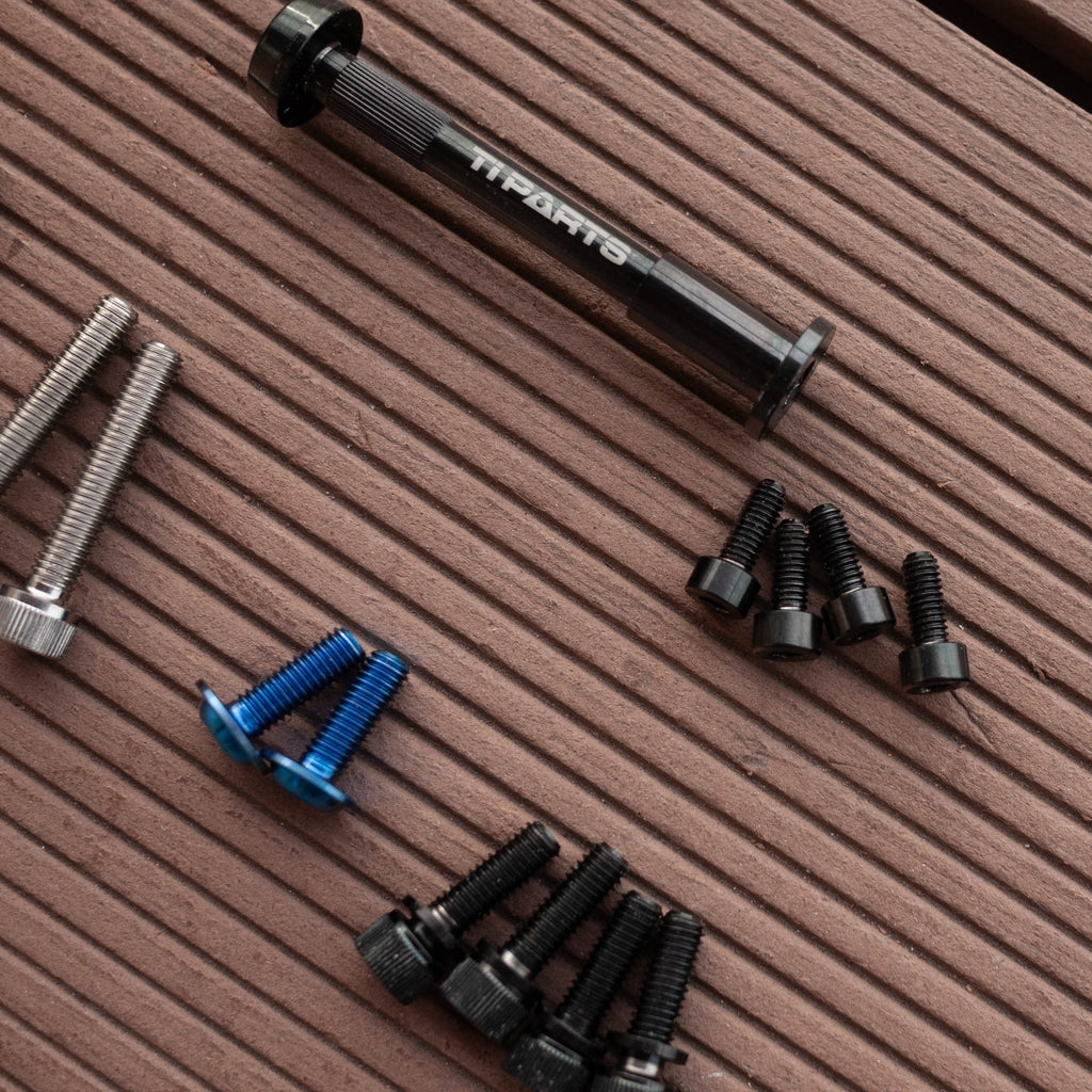Brompton T line Ti Parts Workshop Titanium Stem, Suspension, Carrier Block Bolts