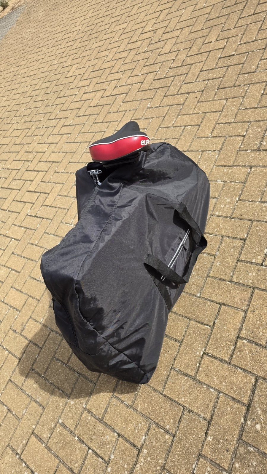 QDOS Red Folding Bike